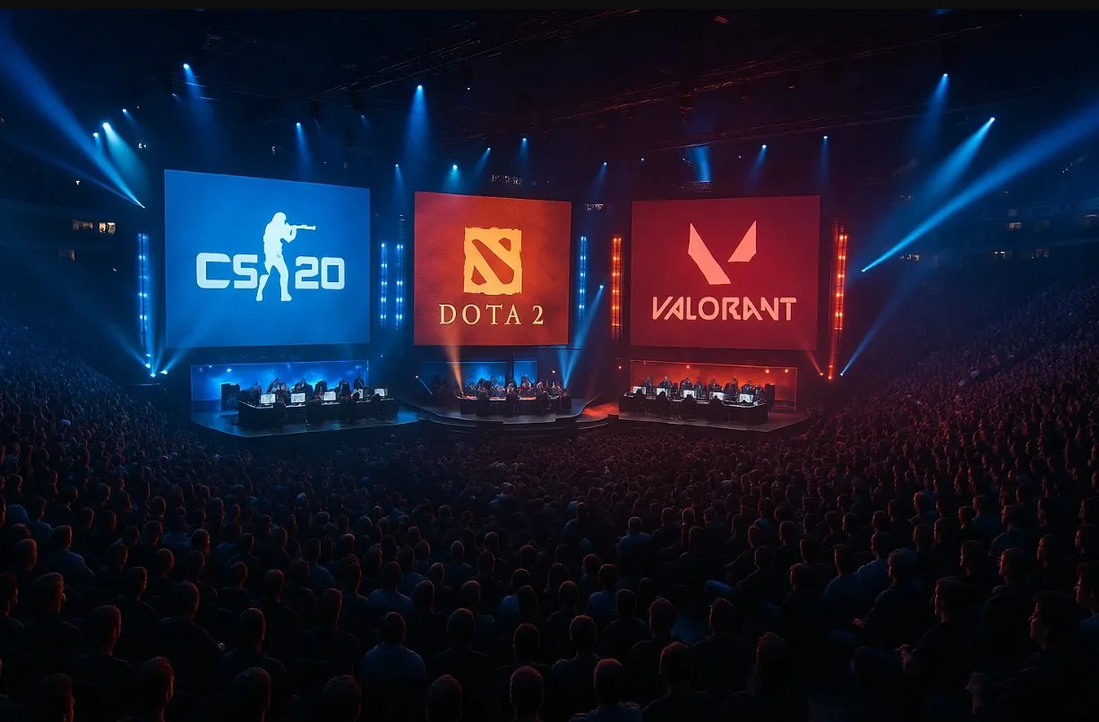 Матчи CS2, Dota 2, Valorant