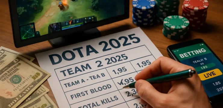 Лучшие ставки на матчи Dota 2 2025: советы и коэффициенты